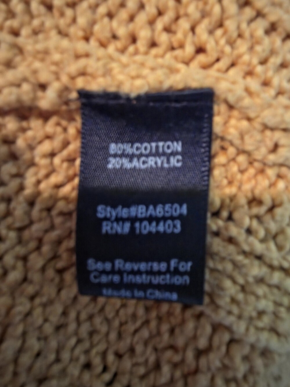 Blu Pepper Off-the-Shoulder Sunflower Yellow Knit Sweater #0364 - Picture 8 of 9